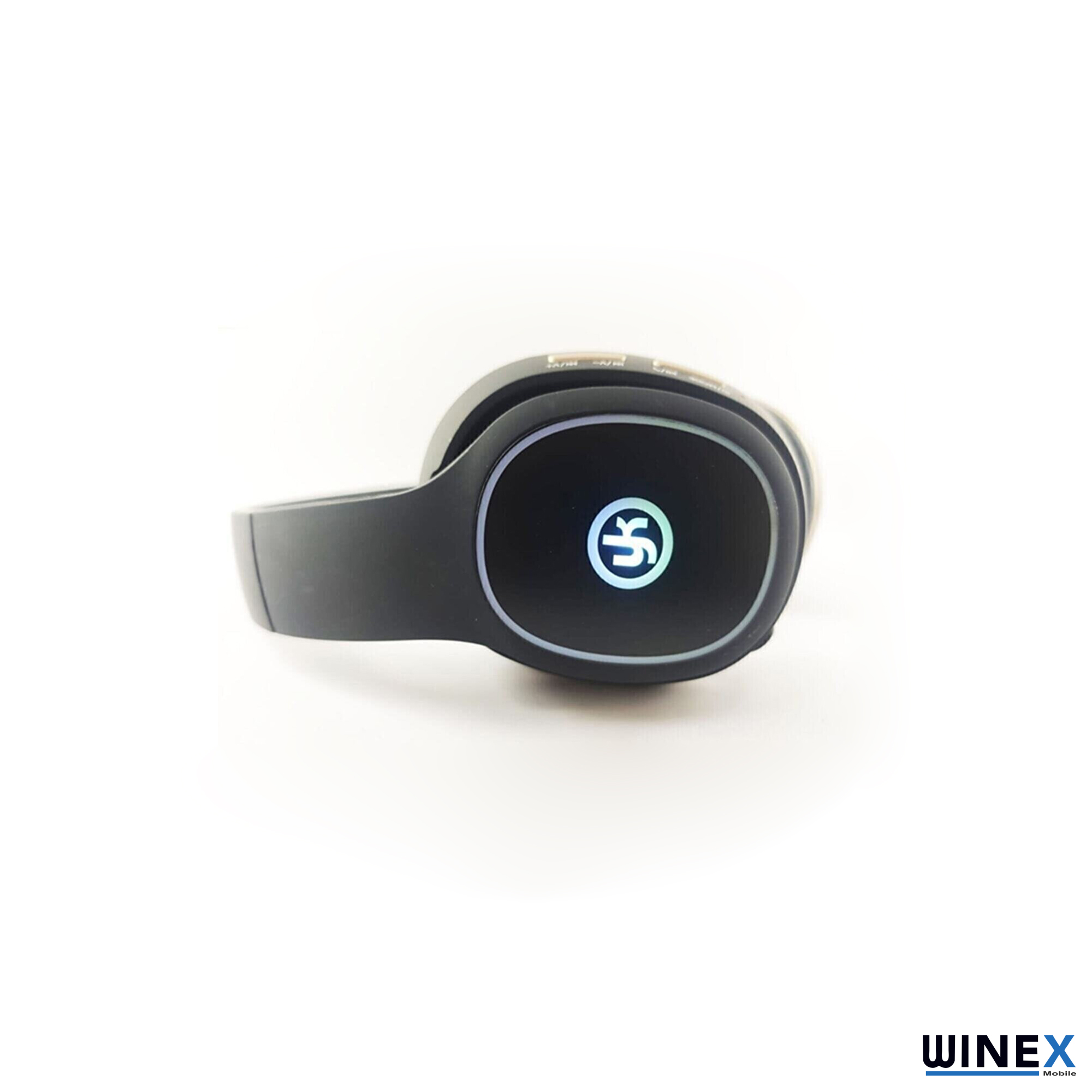 Winex YK Led Kulak Üstü Mikrfonlu Bluetooth 5.0 Kablosuz Kulaklık Siyah