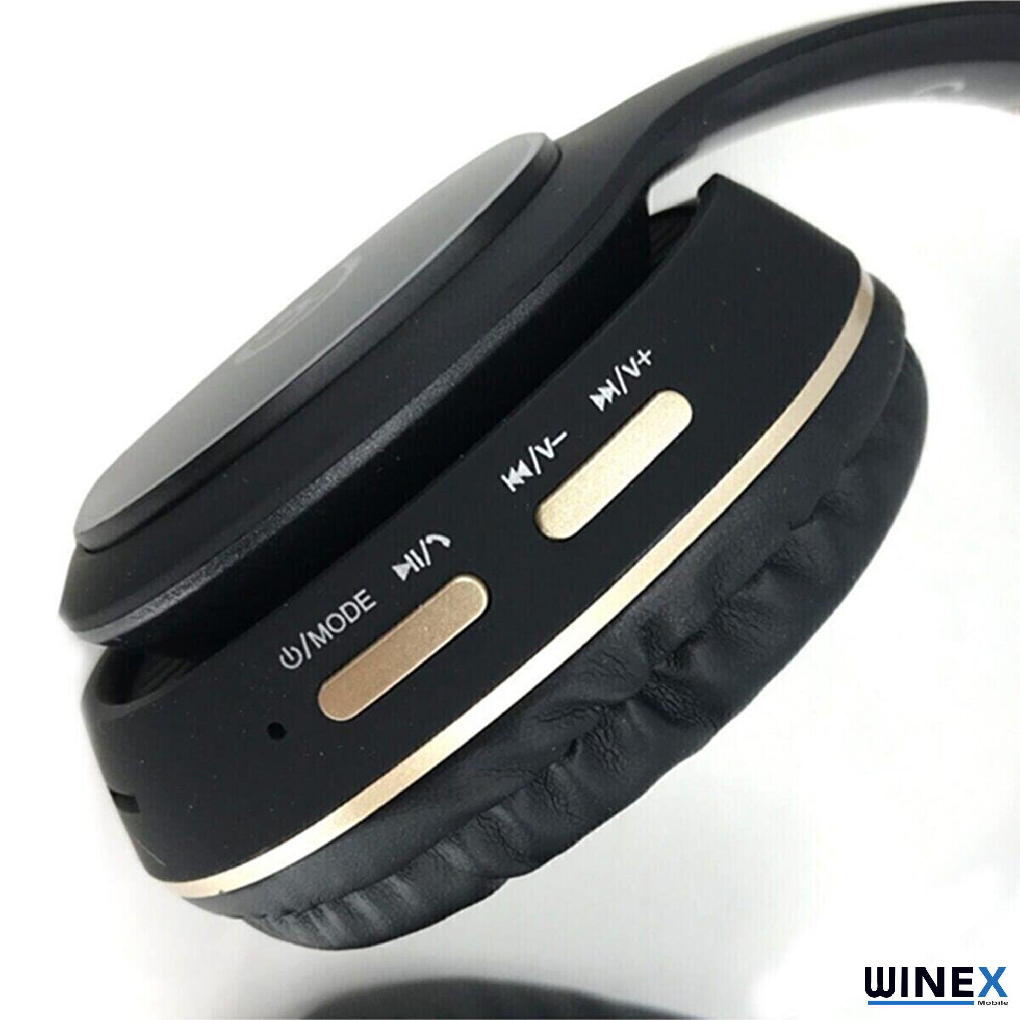 Winex YK Led Kulak Üstü Mikrfonlu Bluetooth 5.0 Kablosuz Kulaklık Siyah