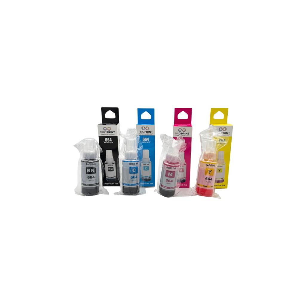 Epson L3070 4 Renk Muadil Mürekkep T664